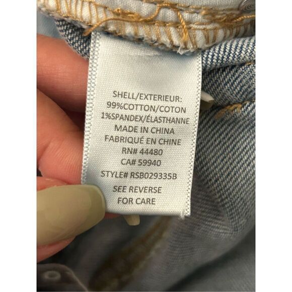 Tinseltown wide-leg butterfly print hippie jeans sz 11 / 8 Flower Rainbow Arts - Picture 7 of 7